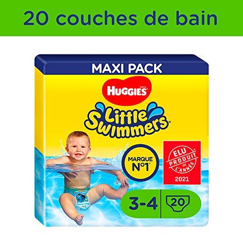 Huggies Little Swimmers Pañal Bañador Desechable Talla 3-4 (7-15 Kg) - 20 unidades