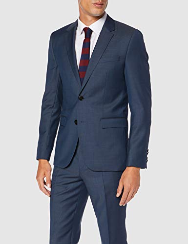 HUGO Astian/hets184 Traje, Azul (Medium Blue), 52 (Talla del Fabricante: 50) para Hombre