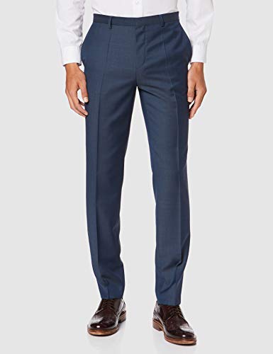 HUGO Astian/hets184 Traje, Azul (Medium Blue), 52 (Talla del Fabricante: 50) para Hombre