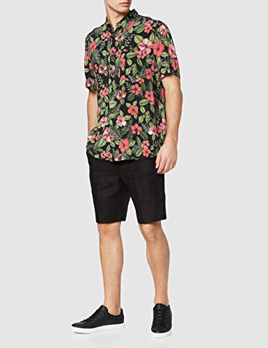 HUGO Ekilio Camisa, Negro (Black 1), Small para Hombre