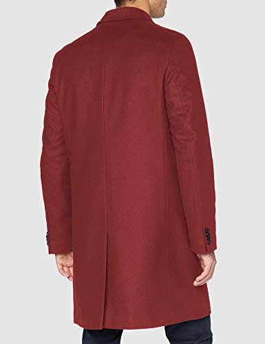 HUGO Malte1941 Abrigo, Rojo (Dark Red 601), Large (Talla del fabricante: 50) para Hombre
