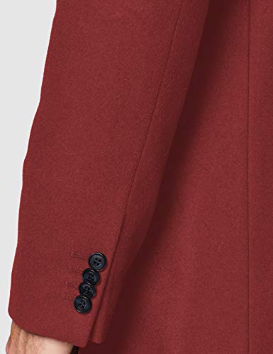 HUGO Malte1941 Abrigo, Rojo (Dark Red 601), Large (Talla del fabricante: 50) para Hombre
