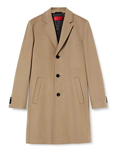 HUGO Malte2041 Dress Coat, Color marrón Claro (238), 46 para Hombre