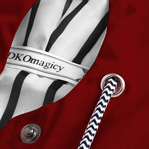 HULKY Chubasquero Mujer Impermeable Chaquetas Deportivo Invierno Abrigo con Capucha Rompevientos Secado Rápido Tops Montañismo Cardigan Outwear Casual Tallas Grandes(Rojo,M)