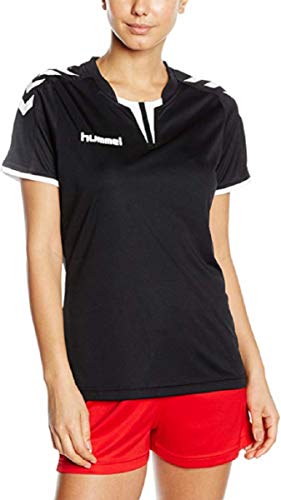 hummel Core SS Jersey, Mujer, Negro, XL