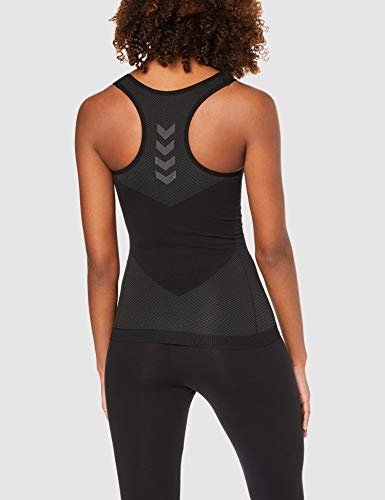 hummel First Seamless Tank Top, Mujer, Negro, M/L