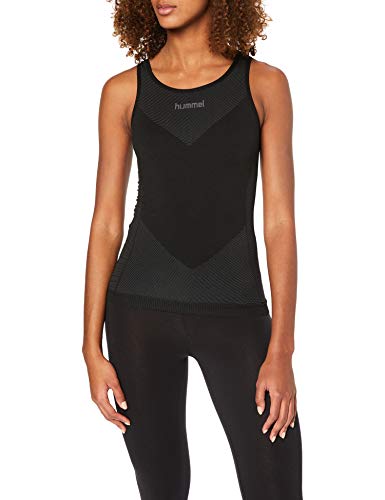 hummel First Seamless Tank Top, Mujer, Negro, M/L
