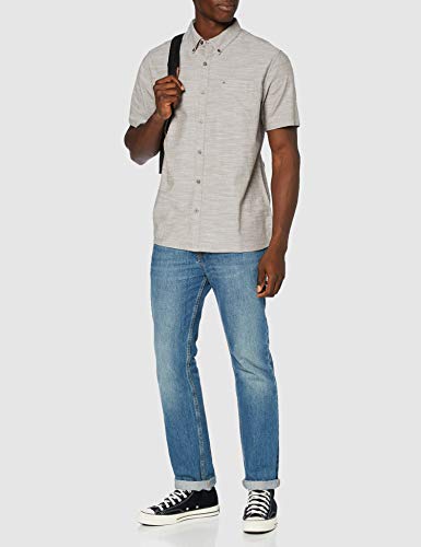 Hurley M One&Only 2.0 Woven S/S Camisa, Hombre, Olive Grey