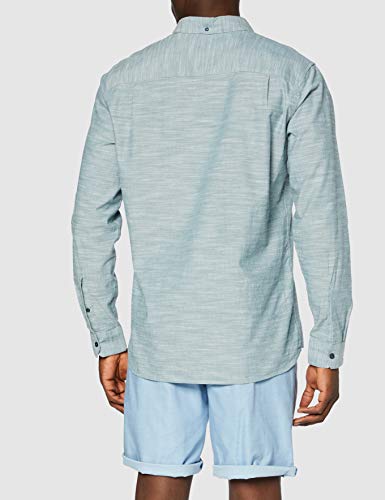 Hurley M One&Only Woven 2.0 L/S Camisa, Hombre, Ash Green, L