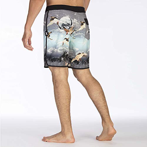 Hurley M Phantom Crown 18' Bañadores, Hombre, Black, 36