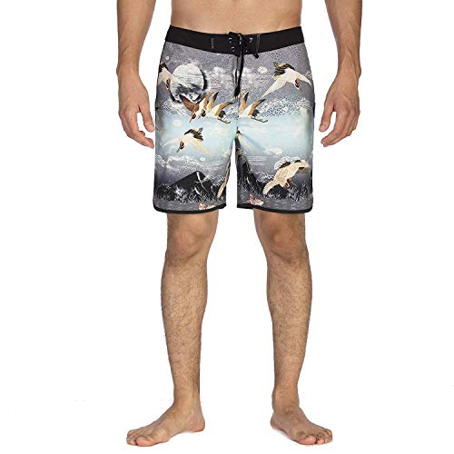 Hurley M Phantom Crown 18' Bañadores, Hombre, Black, 36