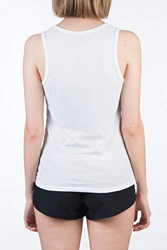 Hurley W Coladas Scoop Tank Camiseta De Tirantes, Mujer, White, M