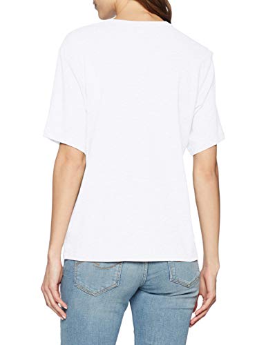 Hurley W Floral Spike Crew Camisetas, Mujer, White, S