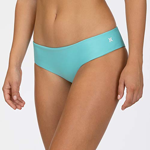 Hurley W Hipster Surf Bottom Parte De Abajo Bikini, Mujer, Light Aqua, S