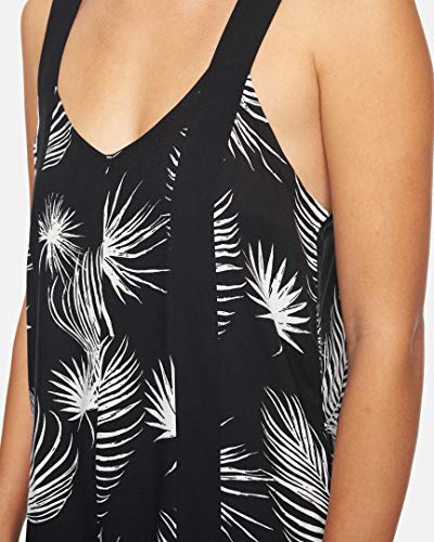 Hurley W Jenna Dress Vestido, Mujer, Black Palm, L