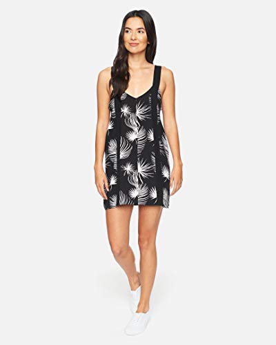 Hurley W Jenna Dress Vestido, Mujer, Black Palm, L