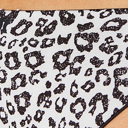 Hurley W Rvsb Floreetah Surf Bottom Parte De Abajo Bikini, Mujer, Black Palm, M