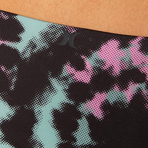 Hurley W Rvsb Tie Dye Mod Surf Bottom Parte De Abajo Bikini, Mujer, Spruce Fog, L