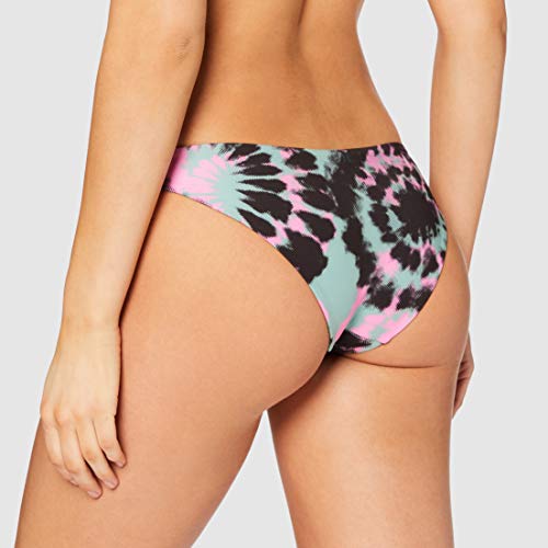 Hurley W Rvsb Tie Dye Mod Surf Bottom Parte De Abajo Bikini, Mujer, Spruce Fog, L