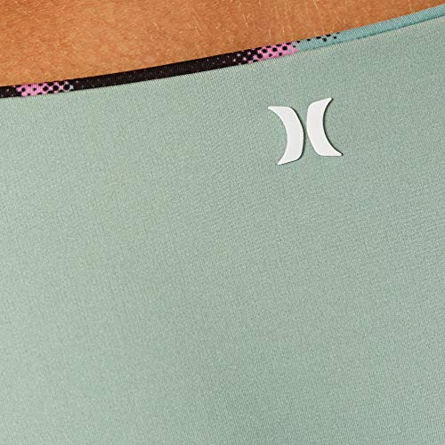 Hurley W Rvsb Tie Dye Mod Surf Bottom Parte De Abajo Bikini, Mujer, Spruce Fog, L