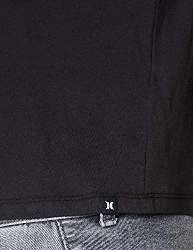 Hurley W Sig Zane Crop Pkt Crew SS T-Shirt, Mujer, Black, (36 ES/38 ES) Small
