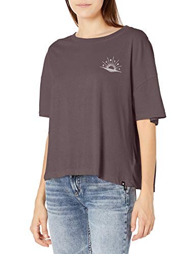 Hurley W Sunriser Flouncy tee Camiseta, Mujer, Thunder Grey, M