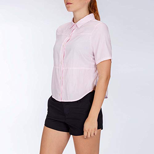 Hurley W Wilson Shipwrecks Woven Camisas, Mujer, Pink Gaze, L
