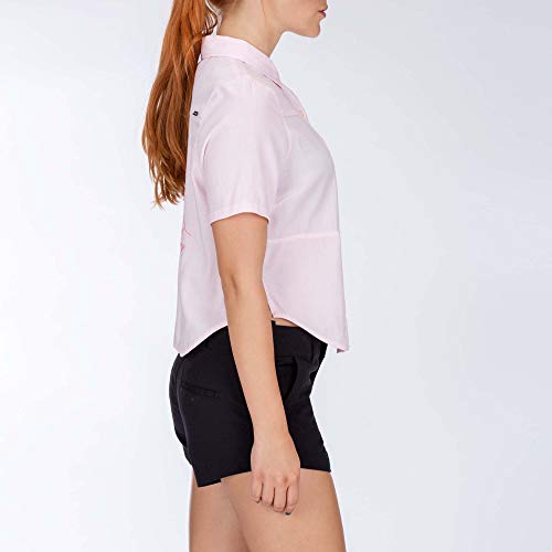 Hurley W Wilson Shipwrecks Woven Camisas, Mujer, Pink Gaze, L