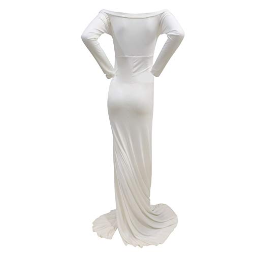 IBTOM CASTLE Embarazo Fotografía Vestido Sexy Gasa Maternidad Foto Shoot Maxi Ropa Boda Bebé Ducha Fiesta Ceremonia Largo Vestido Embarazada