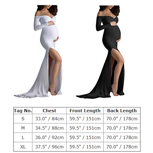 IBTOM CASTLE Embarazo Fotografía Vestido Sexy Gasa Maternidad Foto Shoot Maxi Ropa Boda Bebé Ducha Fiesta Ceremonia Largo Vestido Embarazada