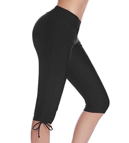 iClosam Pantalones Natacion Mujer Shorts de Baño Traje de Baño Bañador Deportivo Largo para Playa,Piscina,mar,bucear,Parque acuatico