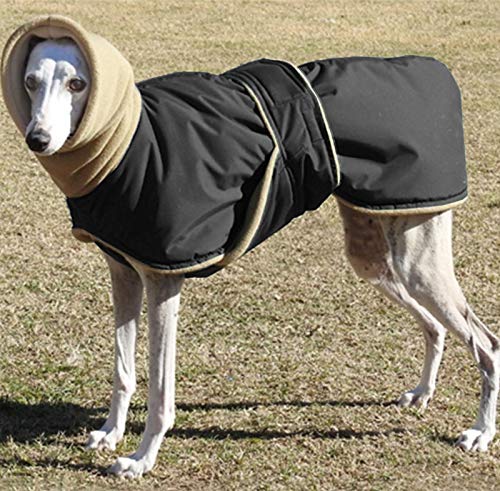 Idepet Abrigo de Invierno para Perros, Chaqueta para Perros, Chaleco para Perros a Prueba de Viento, Ropa con Cuello cálido, Sudadera con Capucha para Perros pequeños, medianos y Grandes