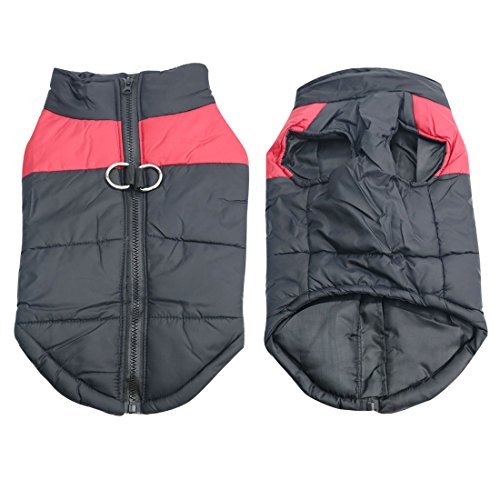 Idepet (TM) Abrigo aprueba de Agua de Perro para Invierno Ropa para Perros pequeños medianos y Grandes Mascotas Tallas S M L XL XXL 3XL 4XL 5XL