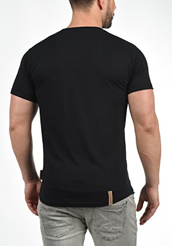 INDICODE Paxton - Camiseta para Hombre, tamaño:S;color:Black (999)