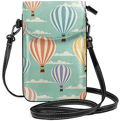 Inner-shop Monedero Monedero Monedero pequeño para mujer Globos aerostáticos Bolso bandolera Bolso