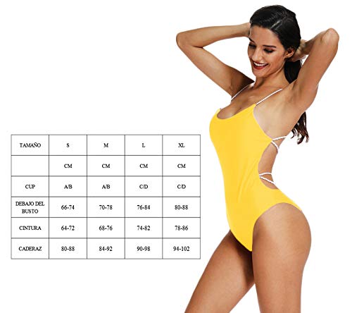 INSTINNCT Bikini Monokini Mujer Push-up Acolchado Bra Trajes de Baño Brasileño una pieza1330