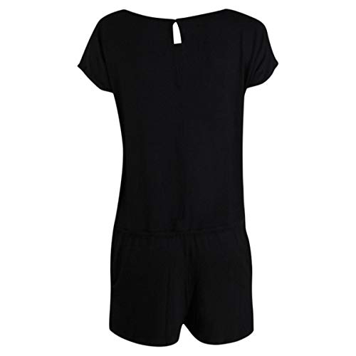 Intermezzo Mono de mujer Warm-Up Playsuit 4127 Skinshortpoc – Color: Negro (037) – Talla: M