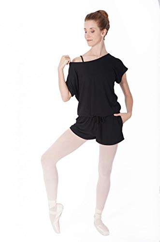 Intermezzo Mono de mujer Warm-Up Playsuit 4127 Skinshortpoc – Color: Negro (037) – Talla: M