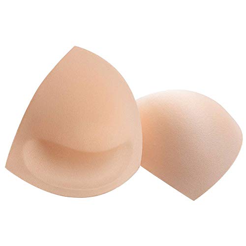 INTVN Almohadillas de Sujetador de Bikini Rellenos de Sujetador Almohadilla de Empuje, 3 Colores, Forma de Triángulo, 3 Pares