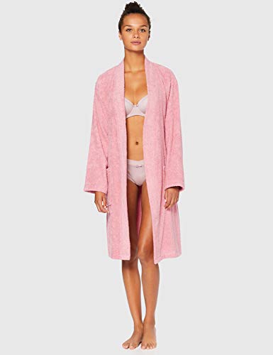Iris & Lilly, Albornoz Corto de Rizo para Mujer, Rosa (Pink), L