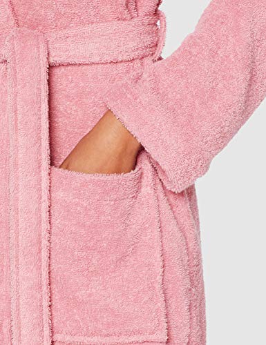 Iris & Lilly, Albornoz Corto de Rizo para Mujer, Rosa (Pink), L