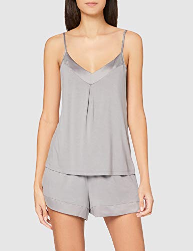 Iris & Lilly AMZ21SSPJ03 Conjuntos de Pijama, Gris (Frost Grey), 40