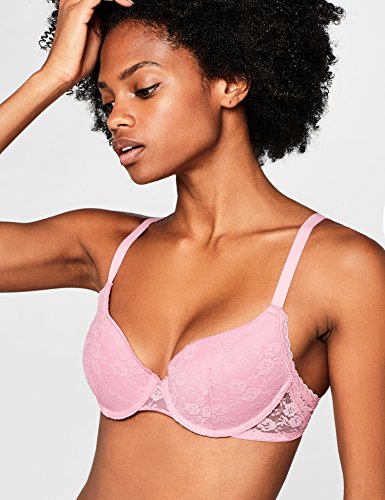 IRIS & LILLY BLISL002 sujetadores push up, Rosa (Pink), 95C (Talla del fabricante: 36C)