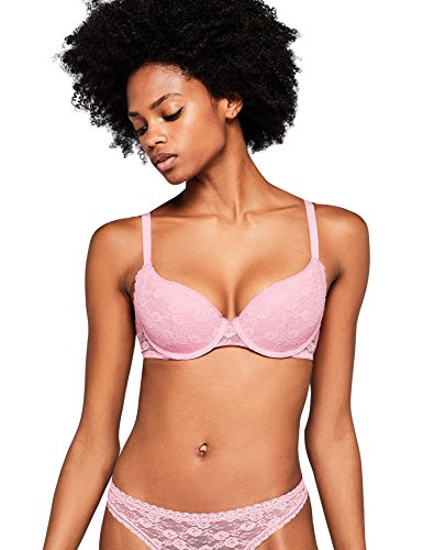 IRIS & LILLY BLISL002 sujetadores push up, Rosa (Pink), 95C (Talla del fabricante: 36C)
