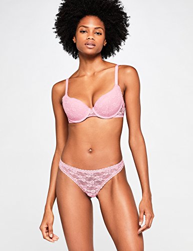IRIS & LILLY BLISL002 sujetadores push up, Rosa (Pink), 95C (Talla del fabricante: 36C)