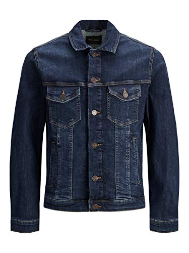 Jack & Jones Jjialvin Jjjacket Agi 001 Noos Chaqueta Vaquera, Mezclilla Azul, L para Hombre