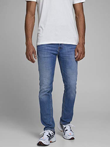 Jack & Jones Jjiglenn Jjoriginal Am 815 Noos Vaqueros Slim, Azul (Blue Denim Blue Denim), 32W / 30L para Hombre