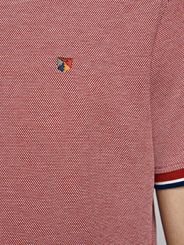 Jack & Jones JPRBLUWIN Polo SS STS Camiseta, Rojo, L para Hombre