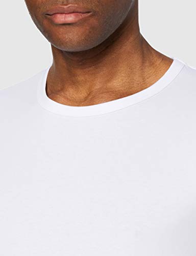 Jack & Jones Storm Sweat - Camiseta de manga larga con cuello redondo para hombre, Blanco (OPT WHITE), 52