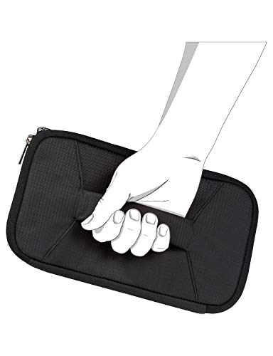 Jack Wolfskin Boarding Pouch RFID, Estuche para Documentos de Viaje Unisex Adulto, Phantom, Talla única